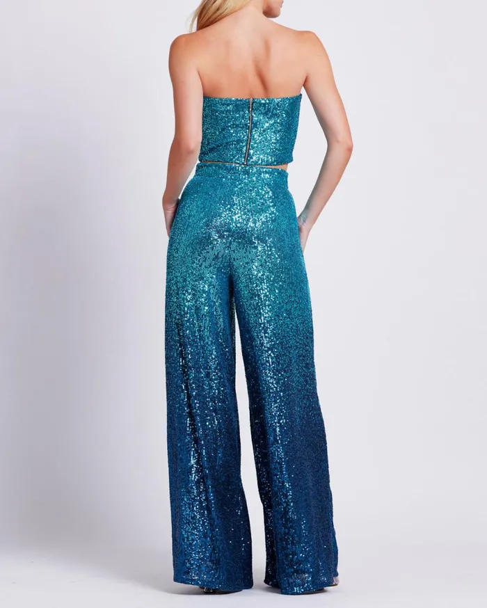Women PatBO Bottoms OMBRE SEQUIN WIDE LEG PANT FINAL SALE High Tide Women PatBO Bottoms OMBRE SEQUIN WIDE LEG PANT FINAL SALE High Tide