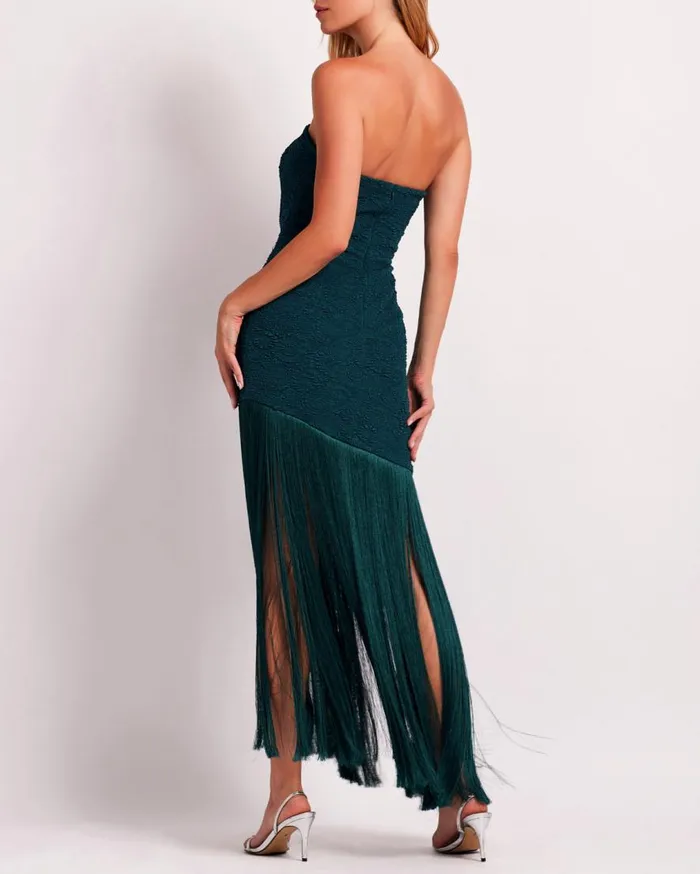 Women PatBO Dresses and Jumpsuits Stretch Jacquard Strapless Maxi FINAL SALE Peacock Women PatBO Dresses and Jumpsuits Stretch Jacquard Strapless Maxi FINAL SALE Peacock