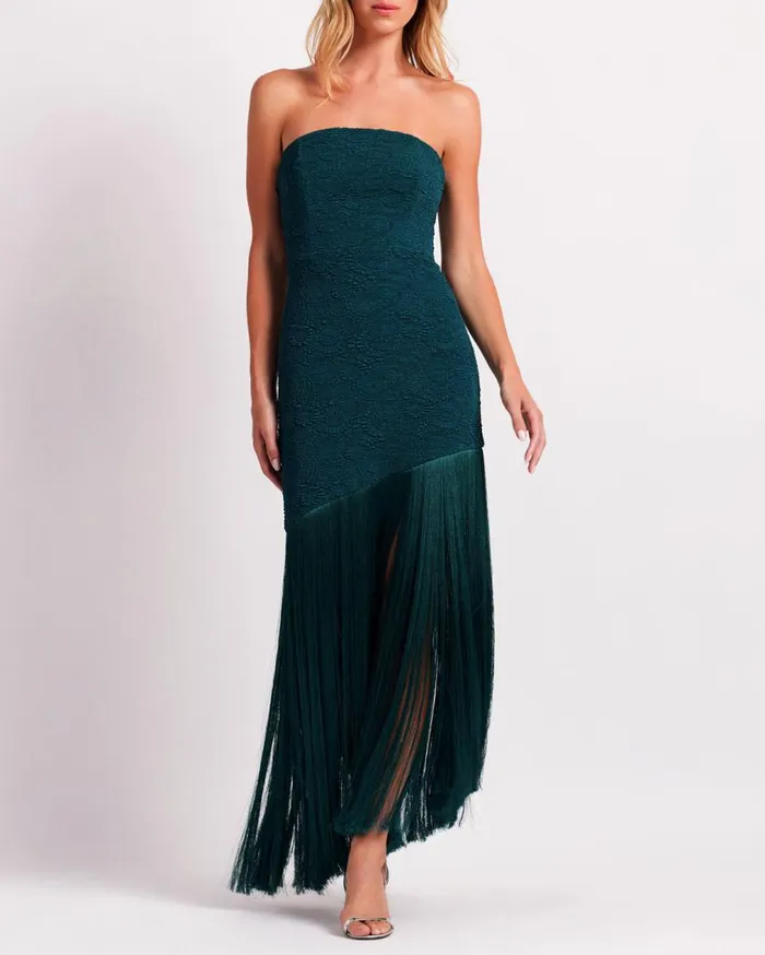 Women PatBO Dresses and Jumpsuits Stretch Jacquard Strapless Maxi FINAL SALE Peacock Women PatBO Dresses and Jumpsuits Stretch Jacquard Strapless Maxi FINAL SALE Peacock