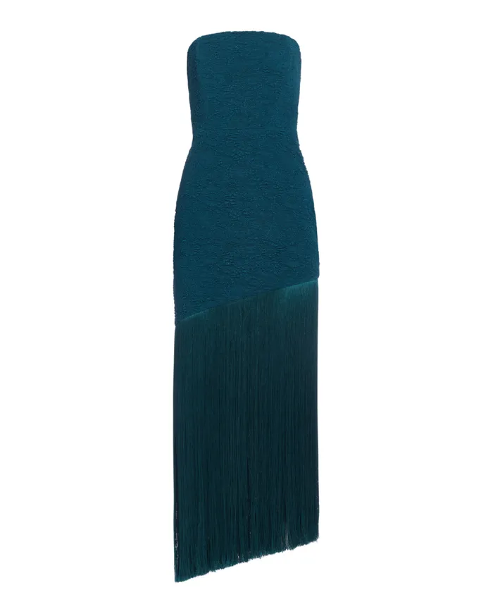 Women PatBO Dresses and Jumpsuits Stretch Jacquard Strapless Maxi FINAL SALE Peacock Women PatBO Dresses and Jumpsuits Stretch Jacquard Strapless Maxi FINAL SALE Peacock