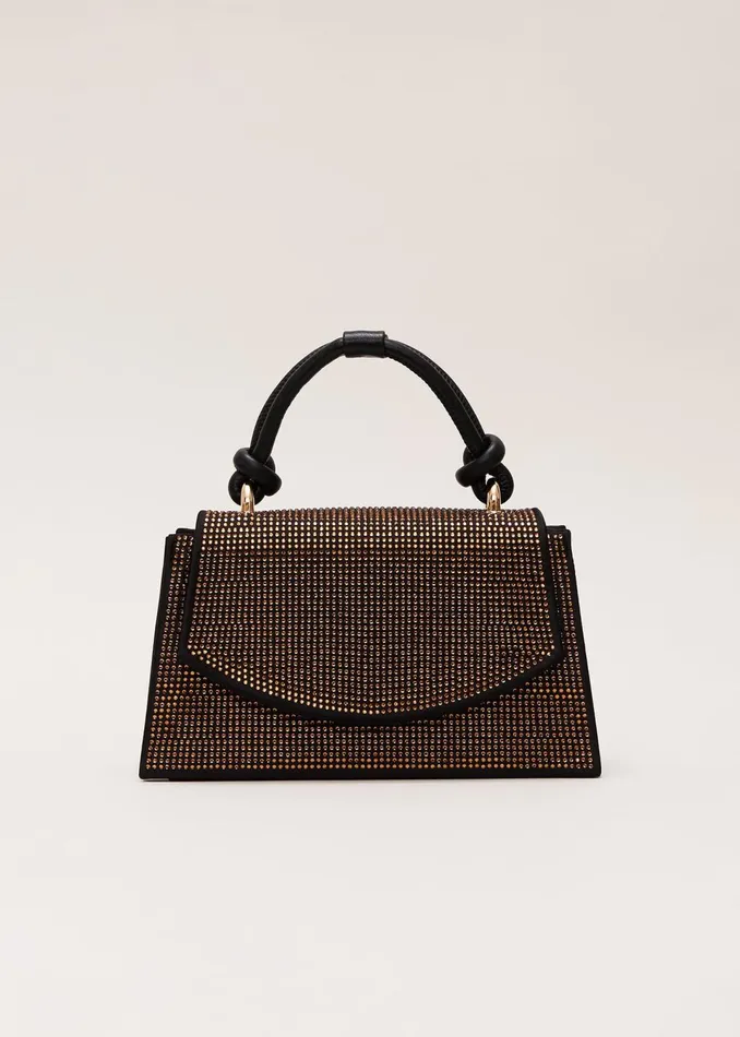 Women Phase Eight Bags and Clutches Gold Embellished Mini Tote