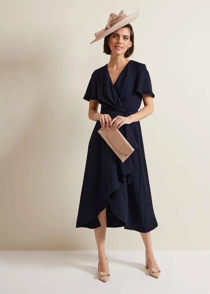 Women Phase Eight Bags and Clutches Suede Clutch Bag