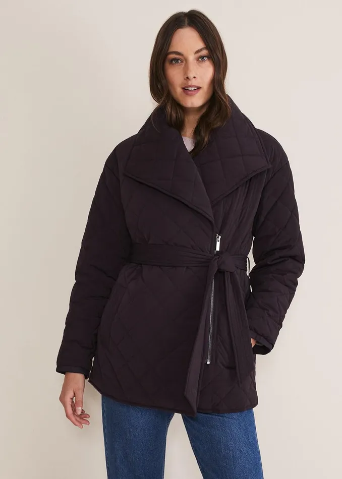 Women Phase Eight Coats Nila Short Quilted Puffer