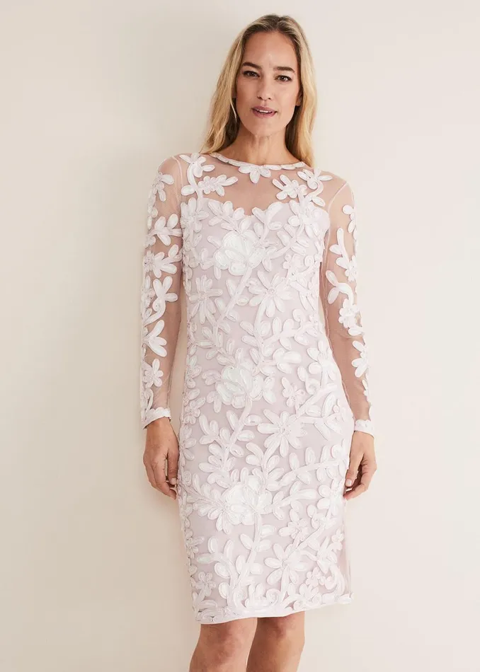 Women Phase Eight Dresses Annika Tapework Midi Dress