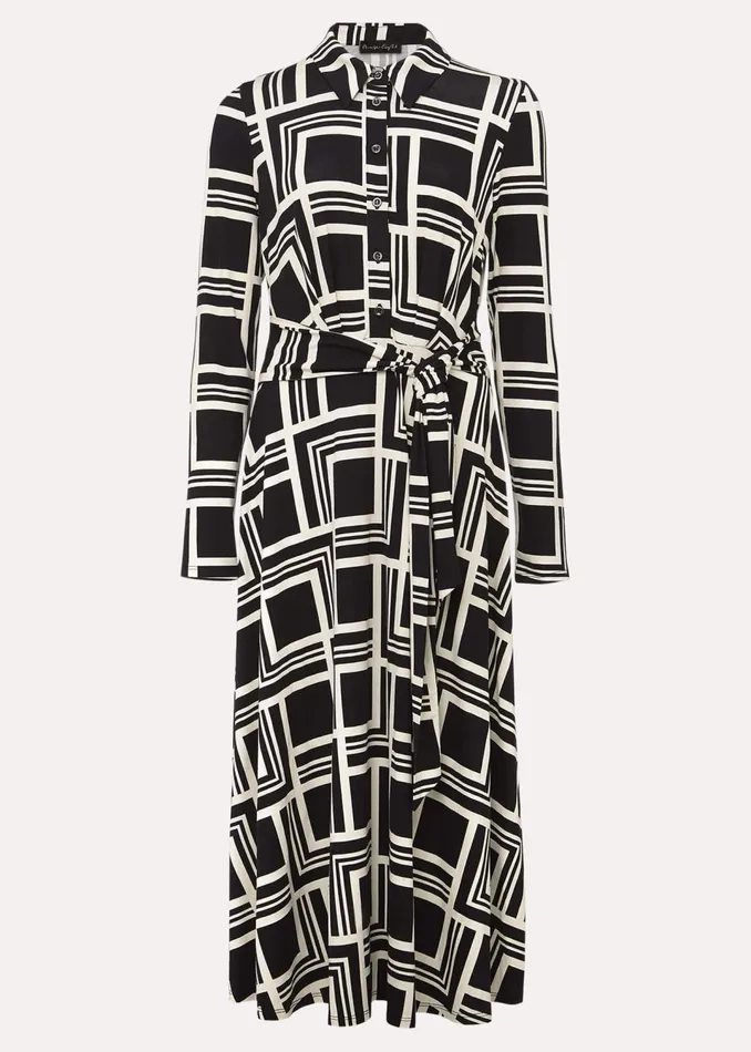 Women Phase Eight Dresses April Geo Midi Dress
