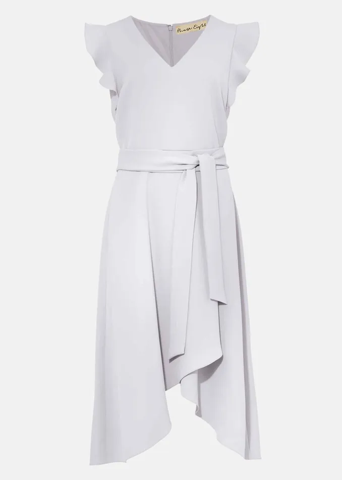 Women Phase Eight Dresses Aurelia Belted Eclipse Hem Dress