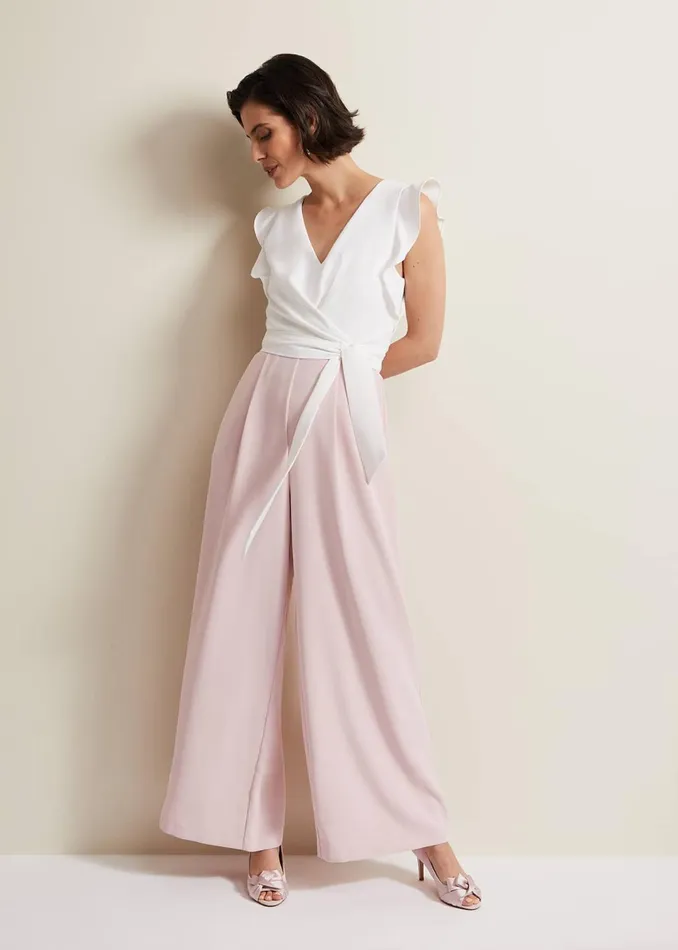 Women Phase Eight Dresses Ayla Ruffle Jumpsuit