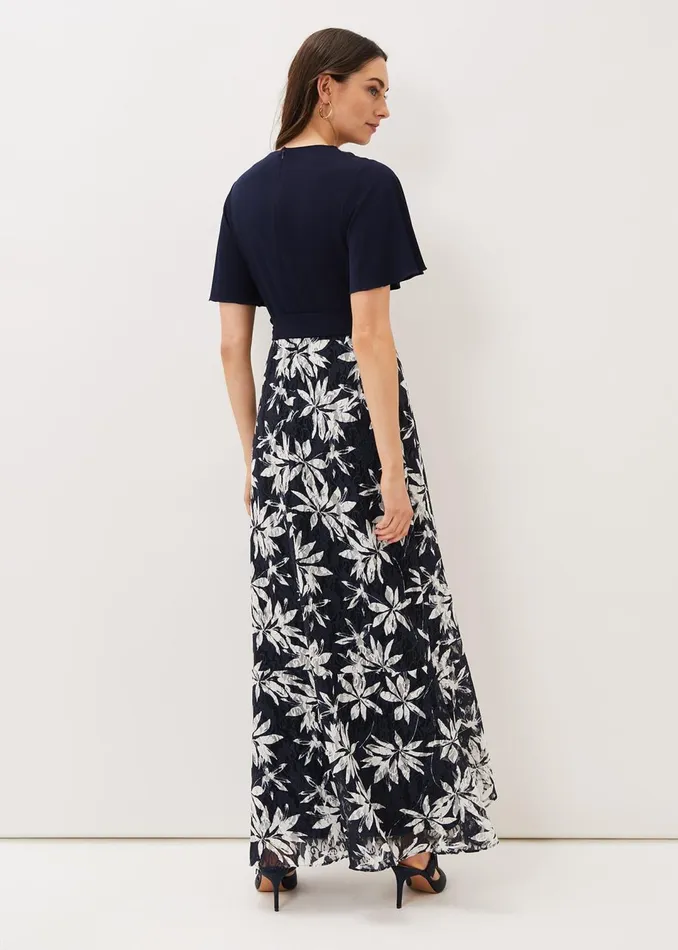 Women Phase Eight Dresses Brogan Lace Skirt Maxi Dress