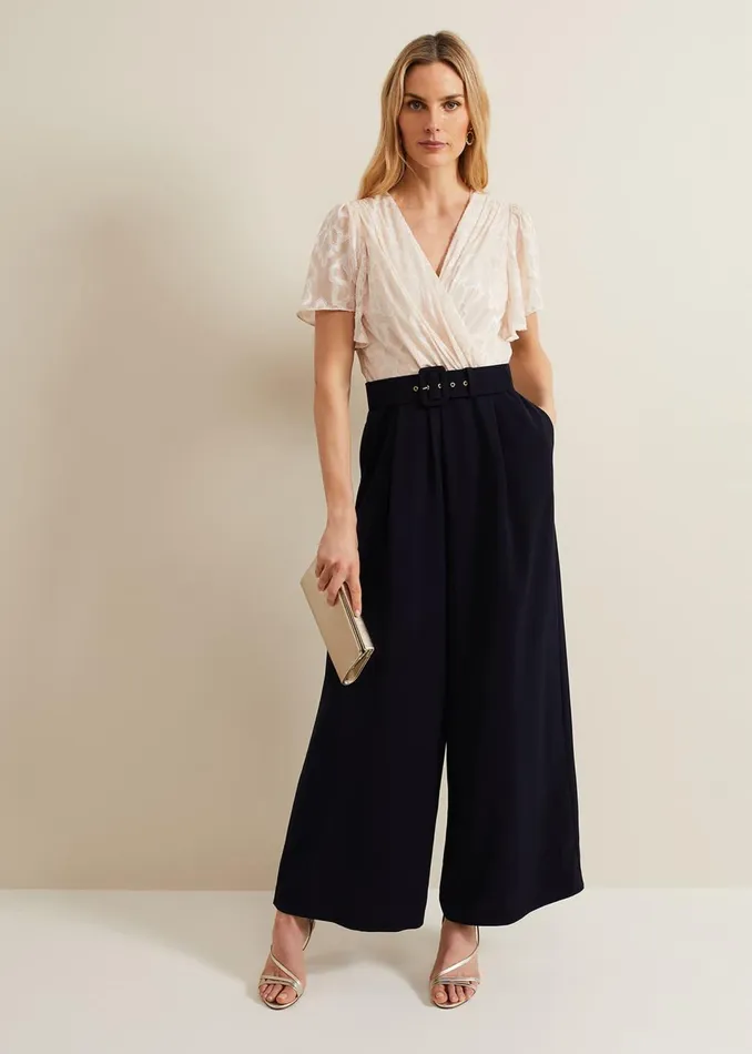 Women Phase Eight Dresses Carolyn Burnout Jumpsuit
