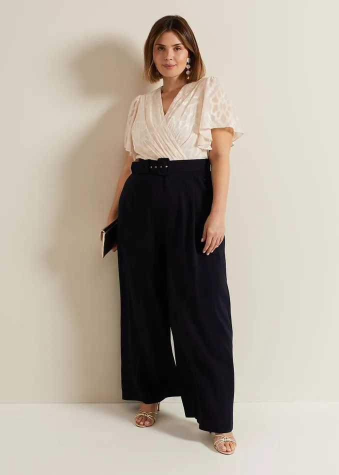 Women Phase Eight Dresses Carolyn Burnout Jumpsuit