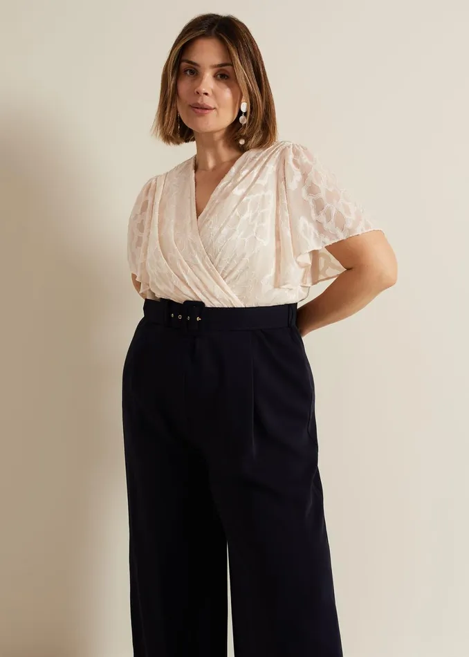 Women Phase Eight Dresses Carolyn Burnout Jumpsuit