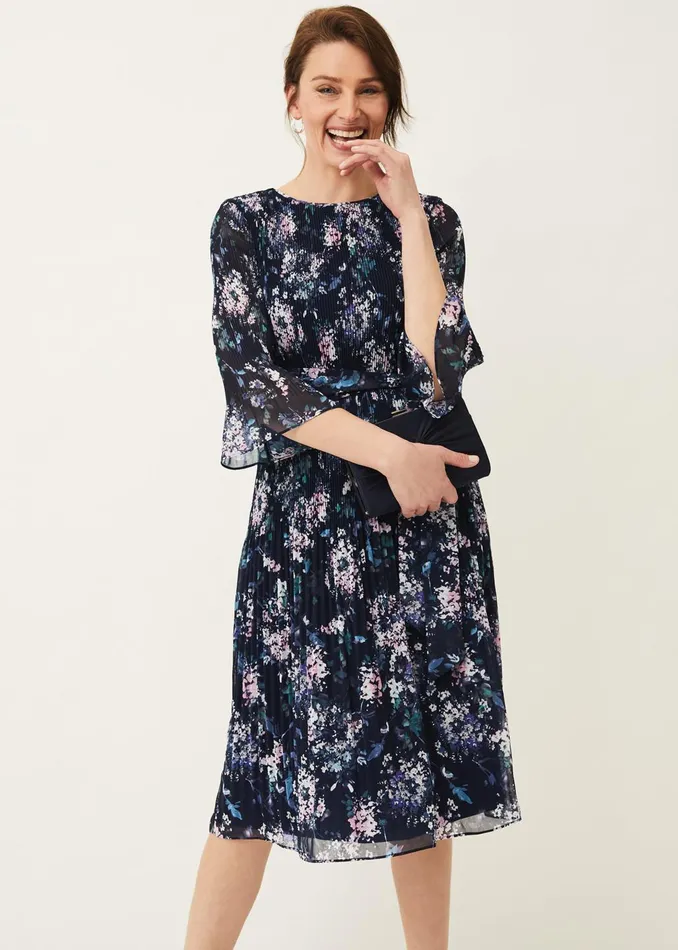 Women Phase Eight Dresses Casey Ditsy Pleated Dress