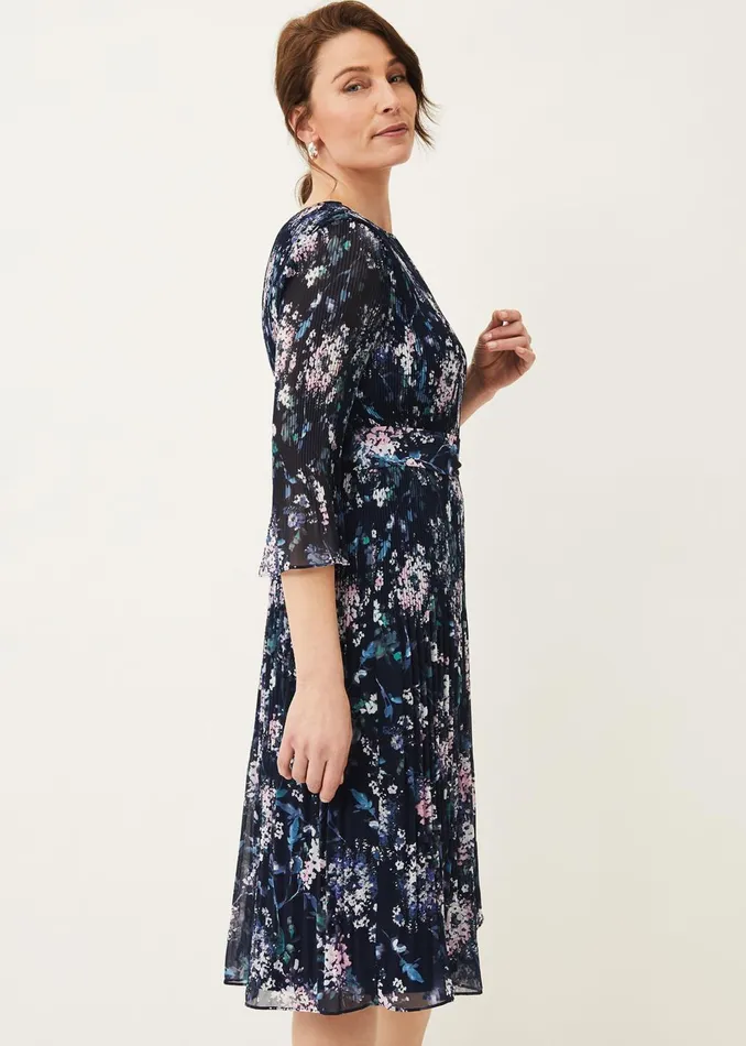 Women Phase Eight Dresses Casey Ditsy Pleated Dress