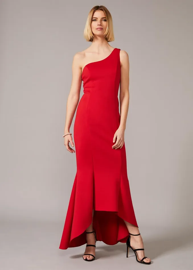 Women Phase Eight Dresses Dahlia One Shouldered Scuba Dress