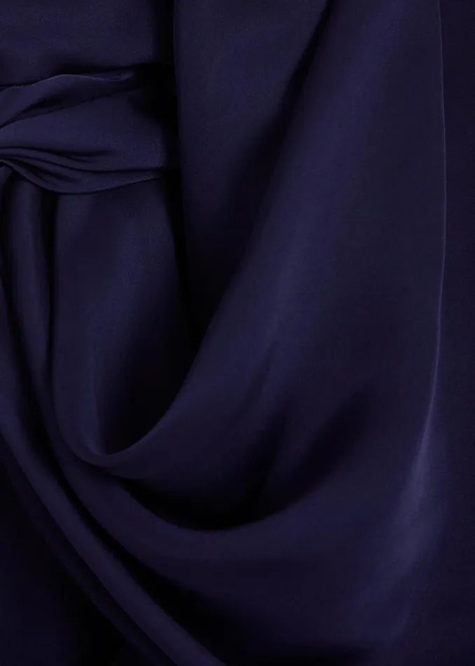 Women Phase Eight Dresses Daliah High Neck Satin Midi Dress