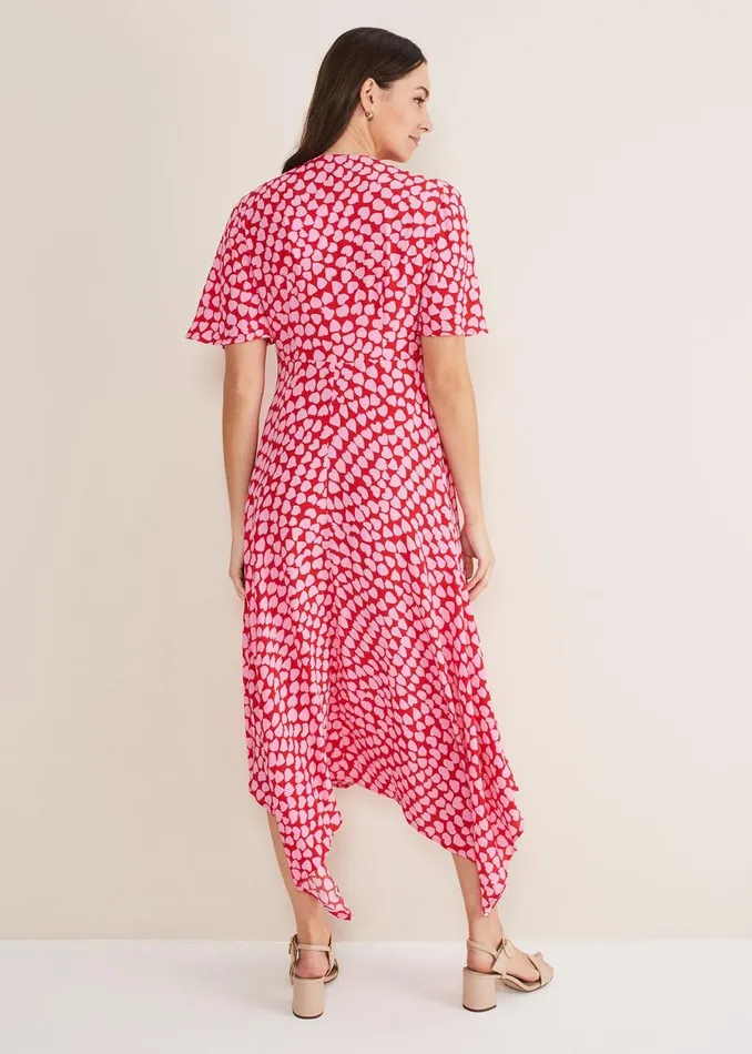 Women Phase Eight Dresses Darcie Heart Midi Dress