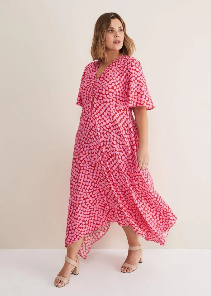 Women Phase Eight Dresses Darcie Heart Midi Dress