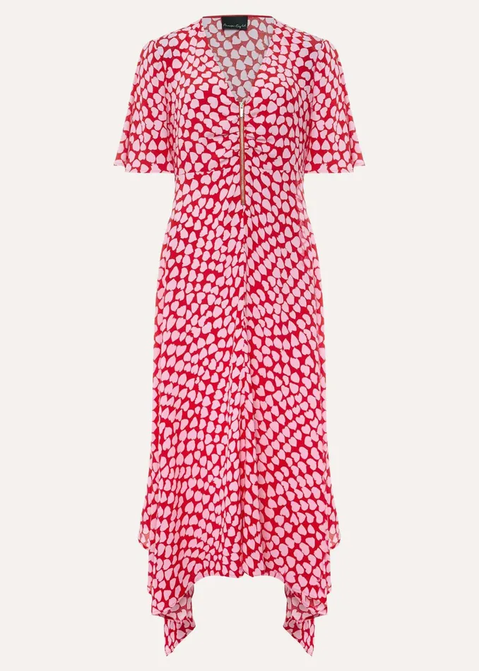 Women Phase Eight Dresses Darcie Heart Midi Dress