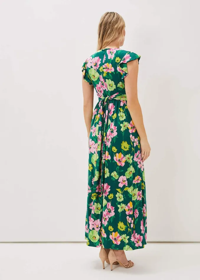 Women Phase Eight Dresses Effie Floral Jersey Maxi Dress