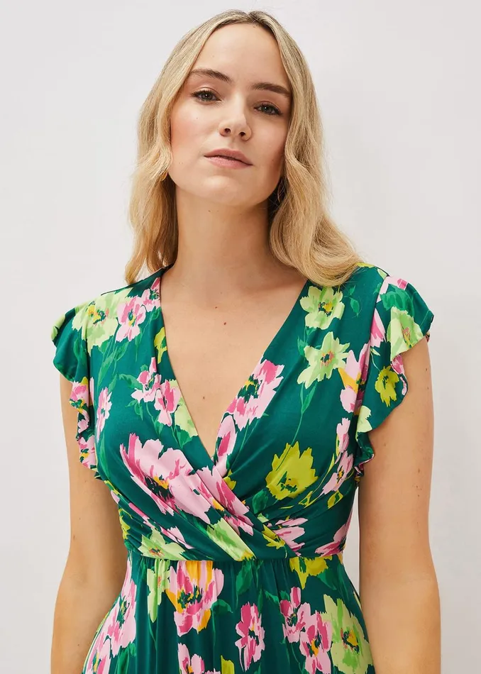 Women Phase Eight Dresses Effie Floral Jersey Maxi Dress