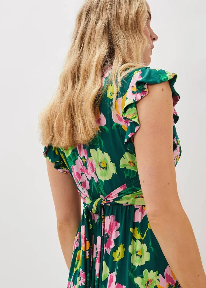 Women Phase Eight Dresses Effie Floral Jersey Maxi Dress