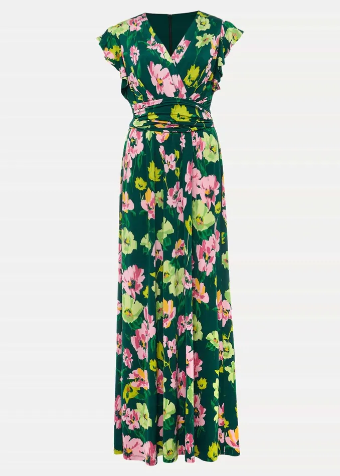 Women Phase Eight Dresses Effie Floral Jersey Maxi Dress