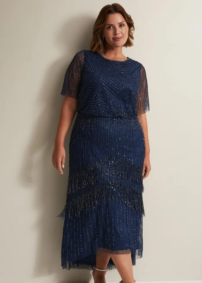 Women Phase Eight Dresses Evadine Beaded Maxi Dress