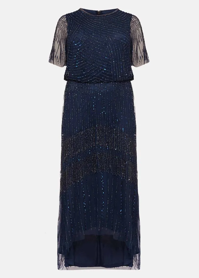 Women Phase Eight Dresses Evadine Beaded Maxi Dress