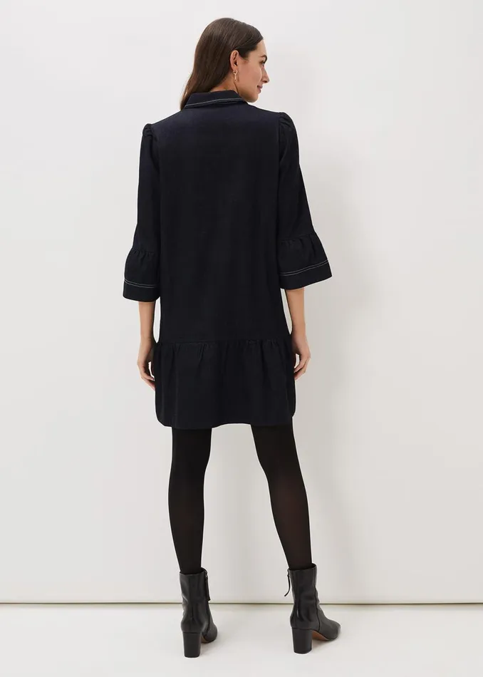 Women Phase Eight Dresses Fleur Denim Shift Dress