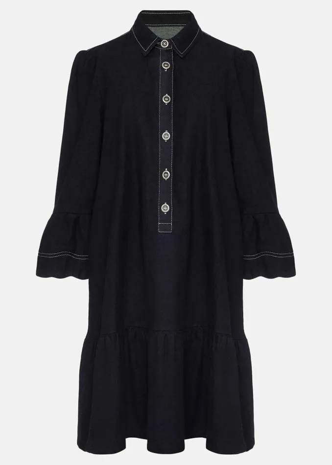 Women Phase Eight Dresses Fleur Denim Shift Dress
