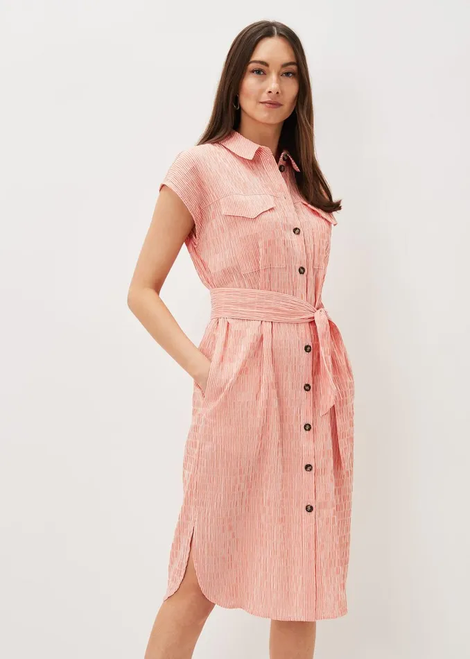 Women Phase Eight Dresses Kinsey Cotton Shirt Dress