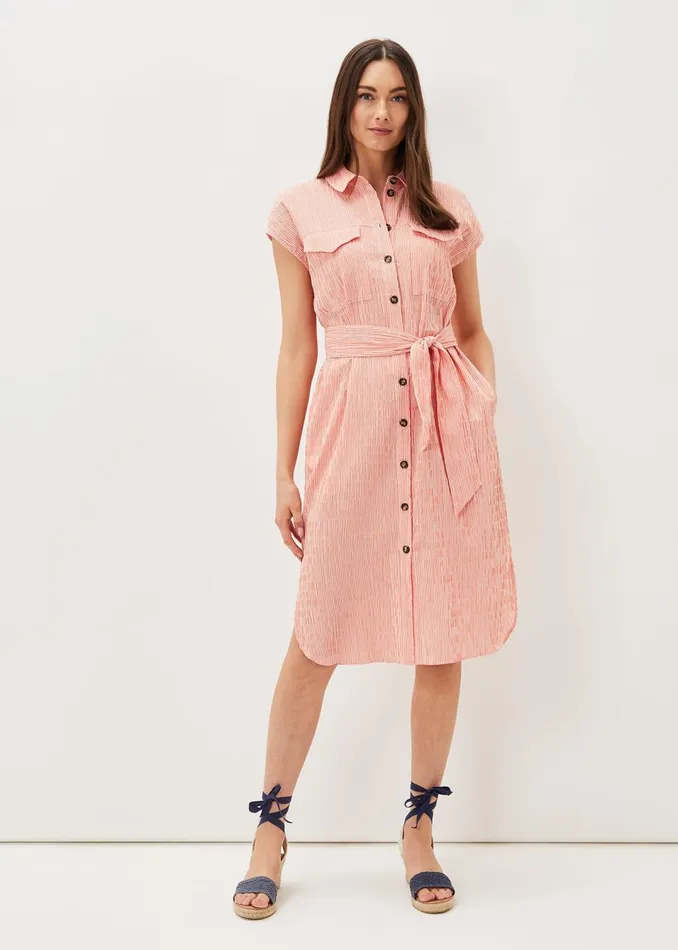 Women Phase Eight Dresses Kinsey Cotton Shirt Dress