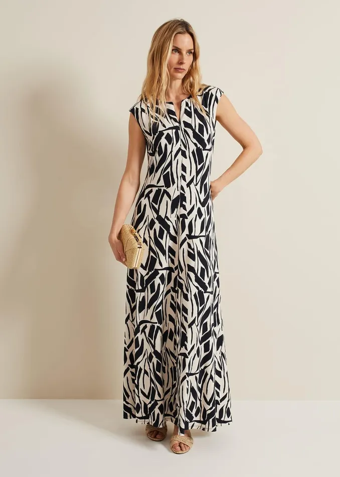 Women Phase Eight Dresses Kristy Geo Maxi Dress