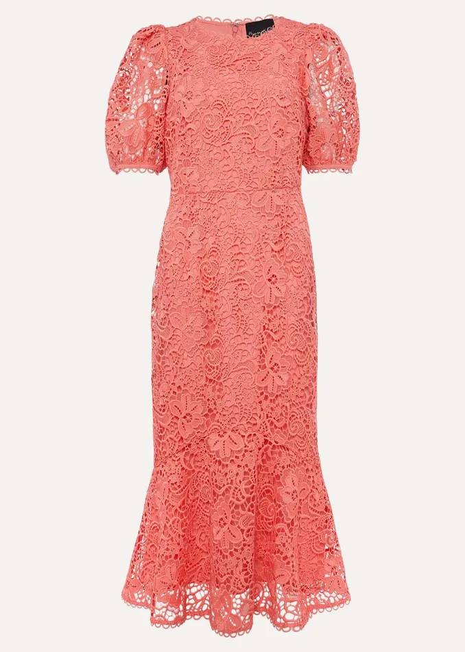 Women Phase Eight Dresses Lidia Guipure Lace Fishtail Dress