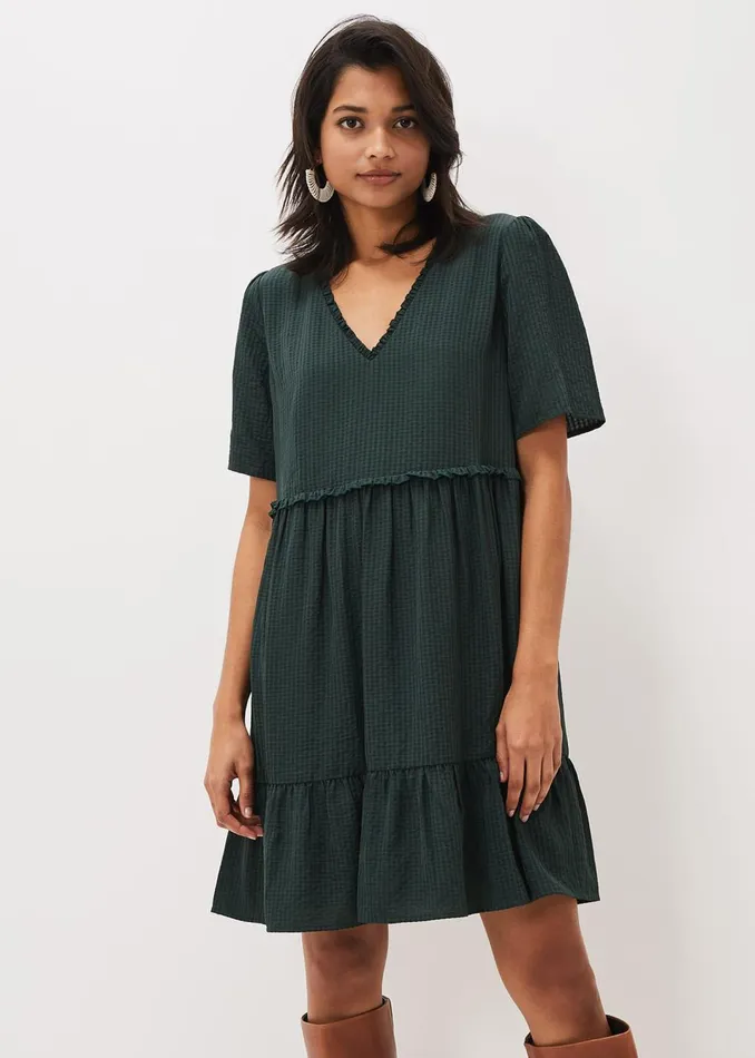 Women Phase Eight Dresses Likita Textured Swing Dress