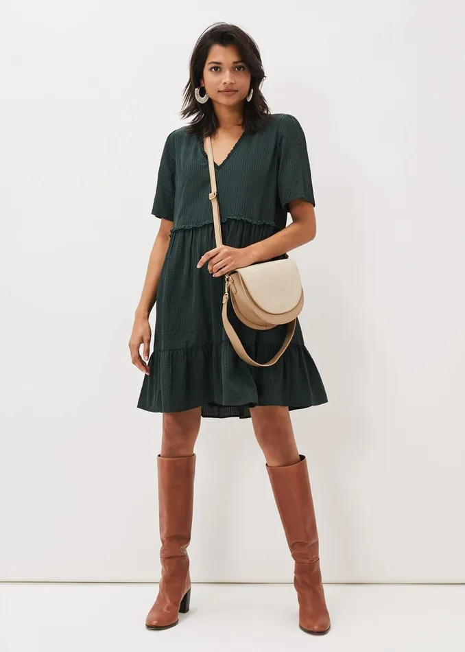 Women Phase Eight Dresses Likita Textured Swing Dress
