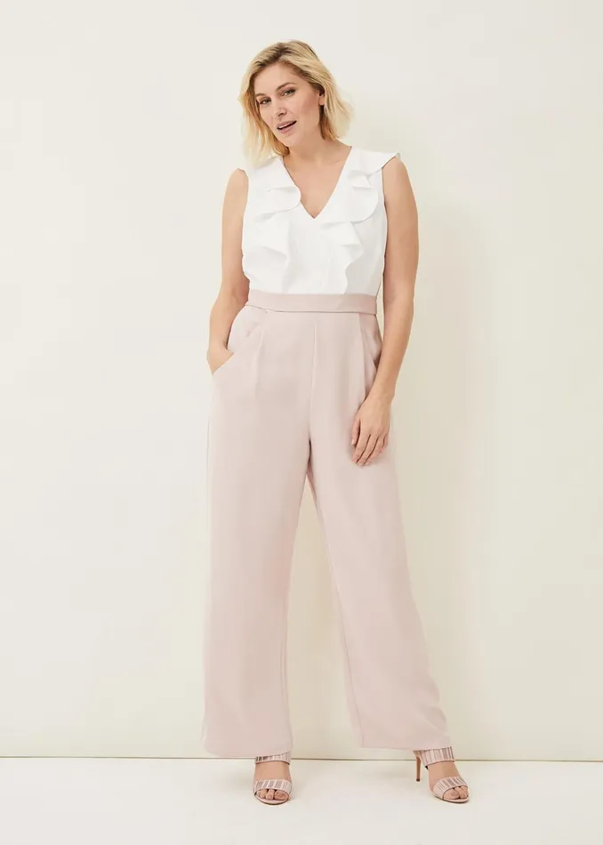 Women Phase Eight Dresses Linda Frill Jumpsuit