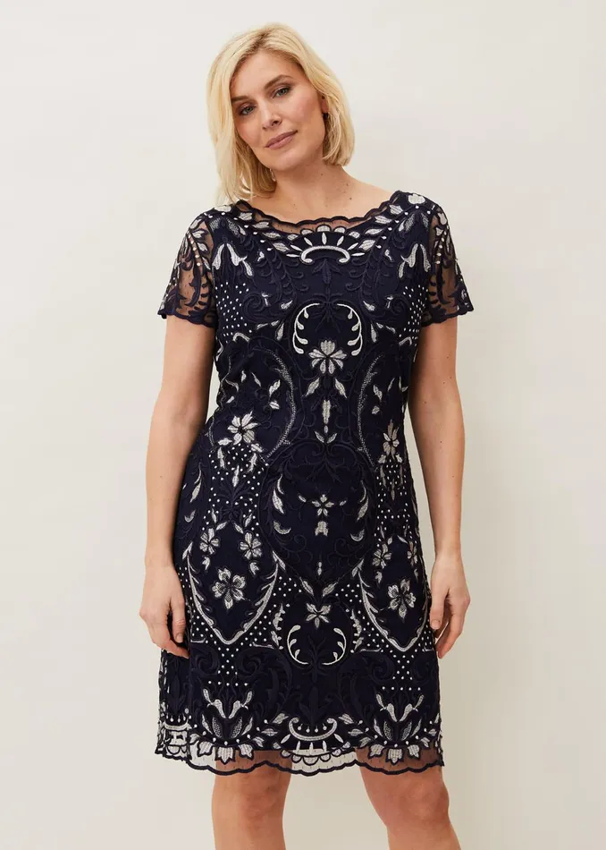 Women Phase Eight Dresses Lizzy Embroidered Dress