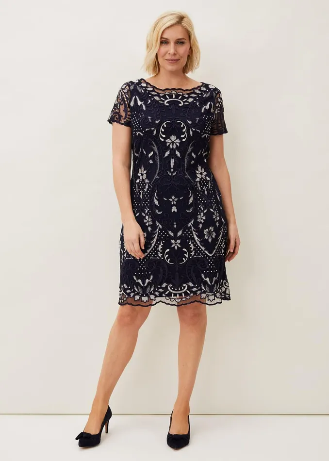 Women Phase Eight Dresses Lizzy Embroidered Dress