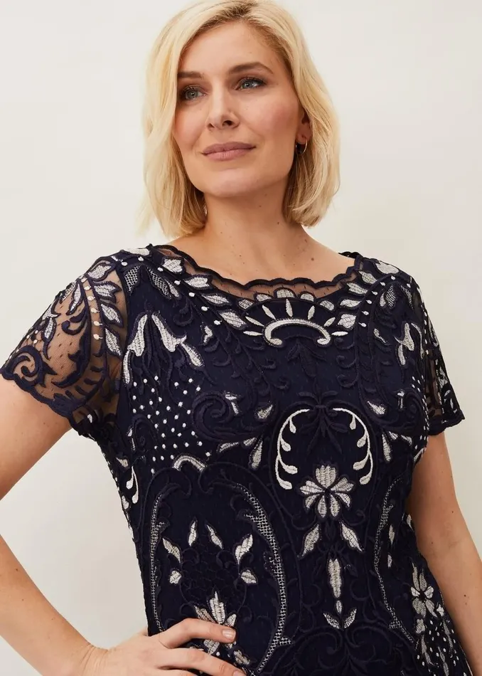 Women Phase Eight Dresses Lizzy Embroidered Dress
