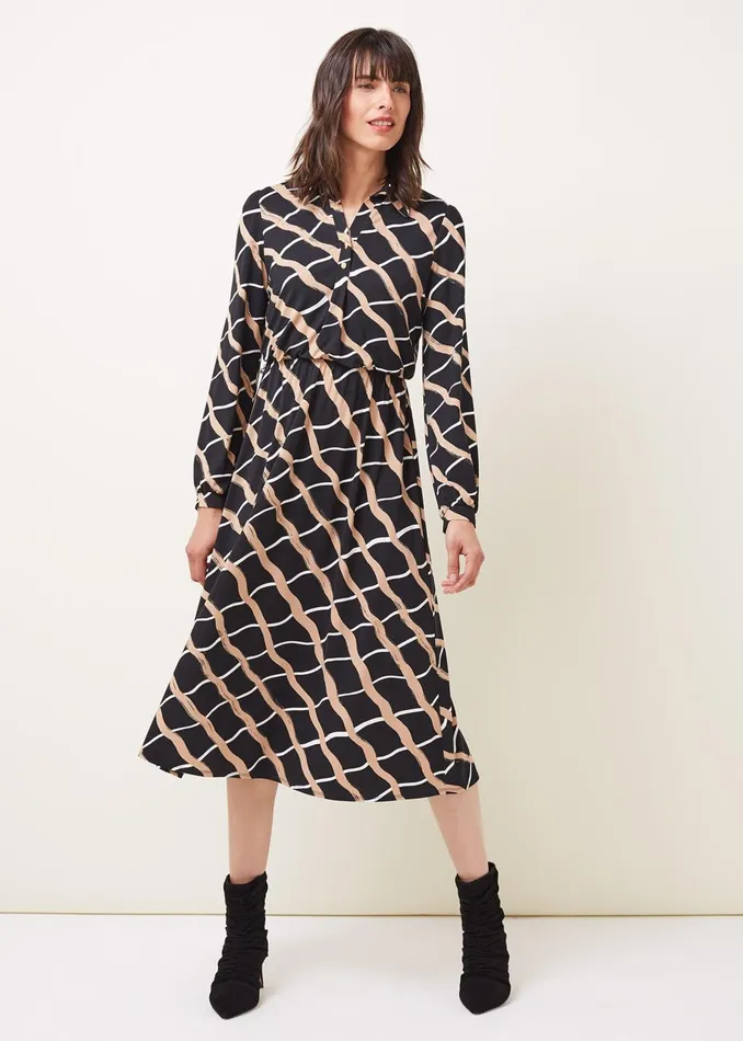 Women Phase Eight Dresses Loren Check Shirt Dress