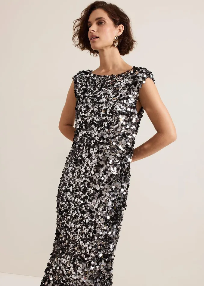 Women Phase Eight Dresses Nina Sequin Maxi Dress