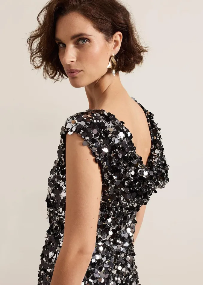 Women Phase Eight Dresses Nina Sequin Maxi Dress