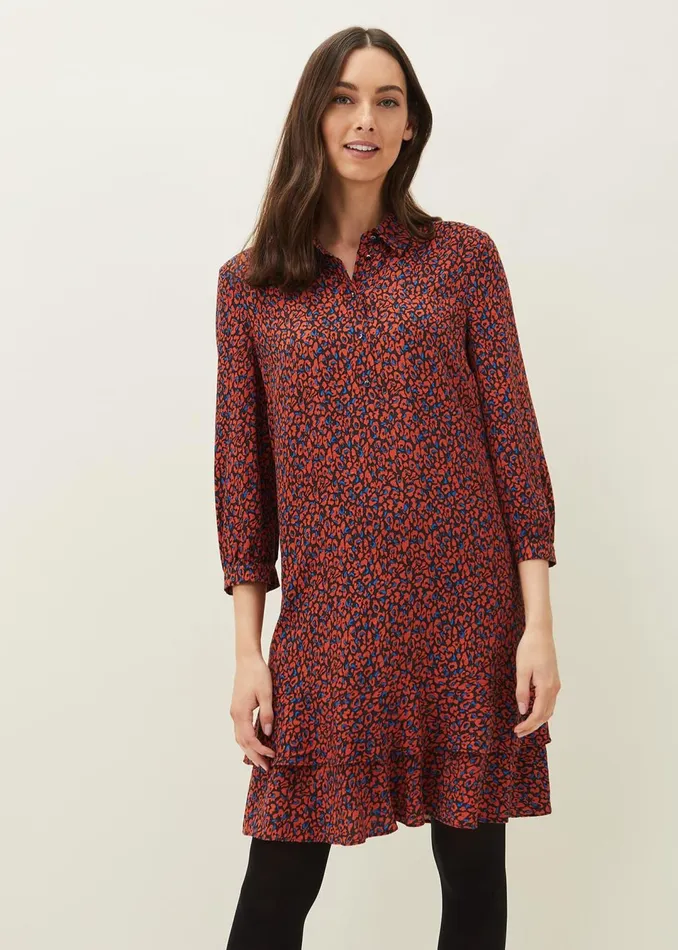 Women Phase Eight Dresses Penele Animal Print Dress