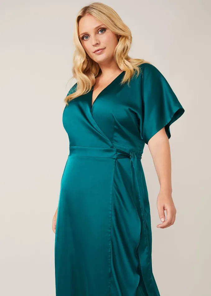 Women Phase Eight Dresses Perry Wrap Maxi Dress