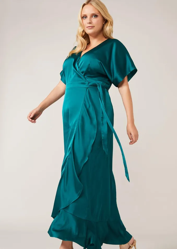 Women Phase Eight Dresses Perry Wrap Maxi Dress