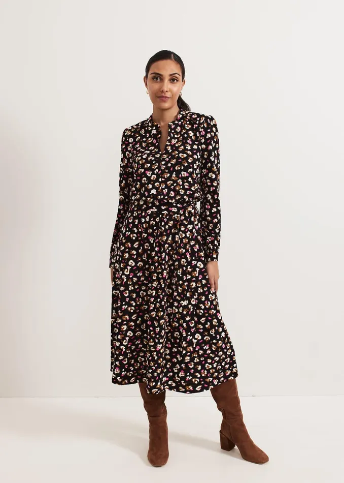 Women Phase Eight Dresses Petite Aoife Printed Jersey Dress