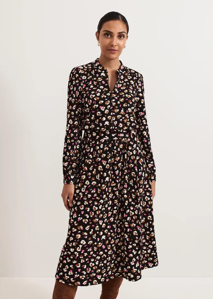 Women Phase Eight Dresses Petite Aoife Printed Jersey Dress