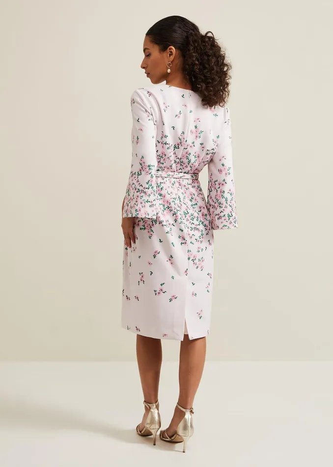 Women Phase Eight Dresses Petite Giovanna Floral Belted Dress