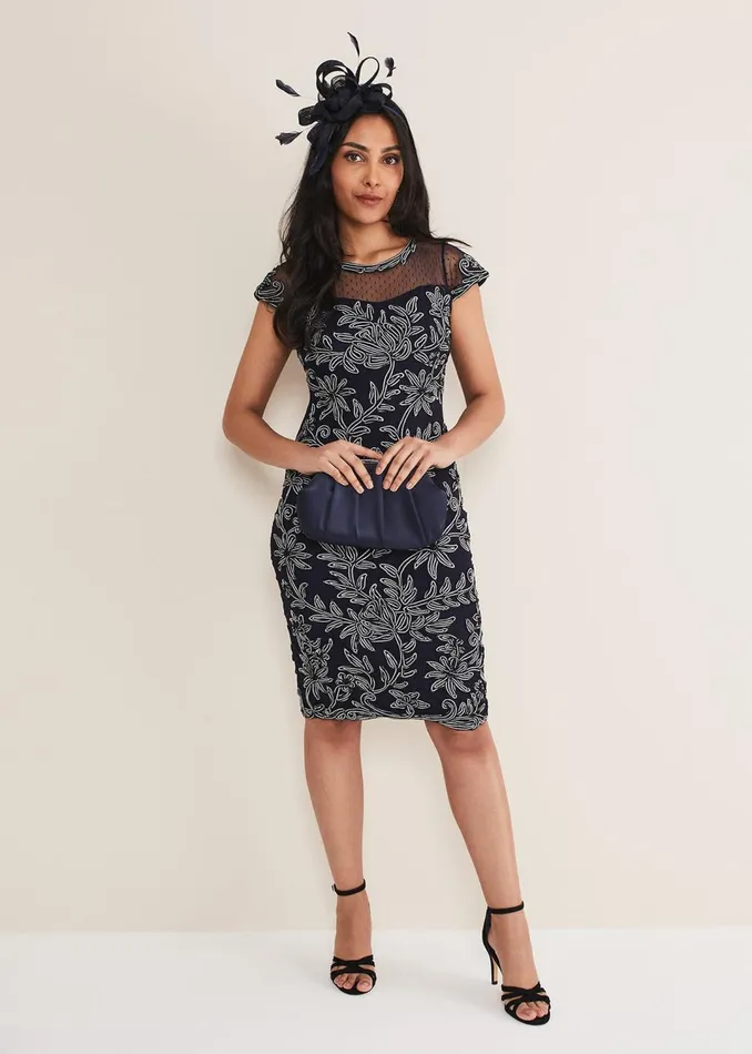 Women Phase Eight Dresses Petite Zila Tapework Dress